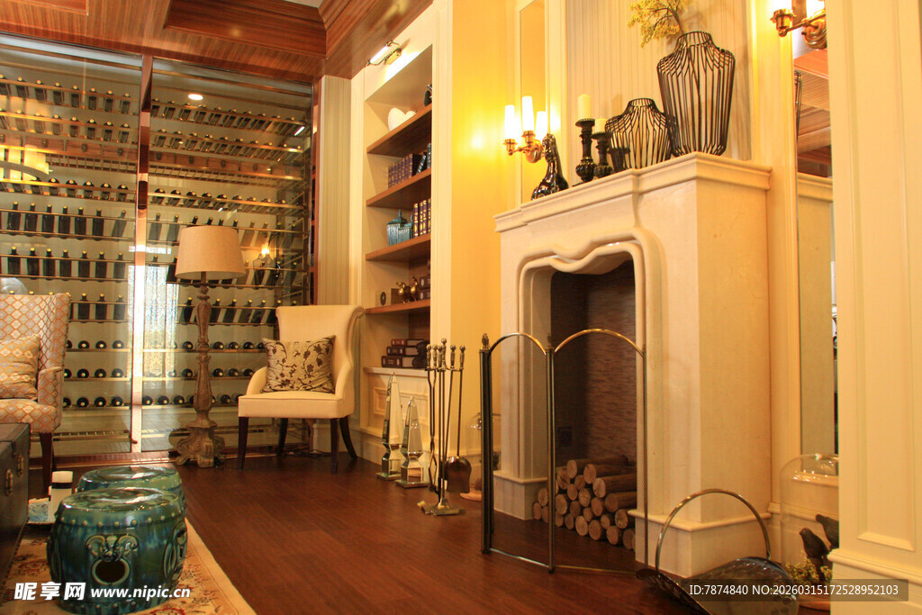 奢华典雅的室内装饰空间