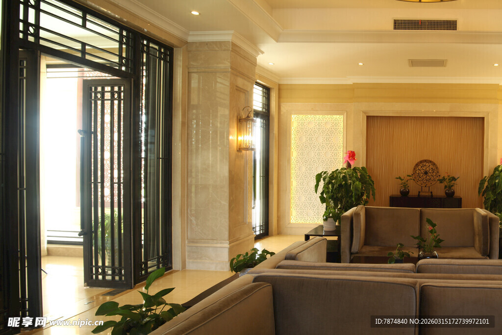 豪华客厅室内优雅景致