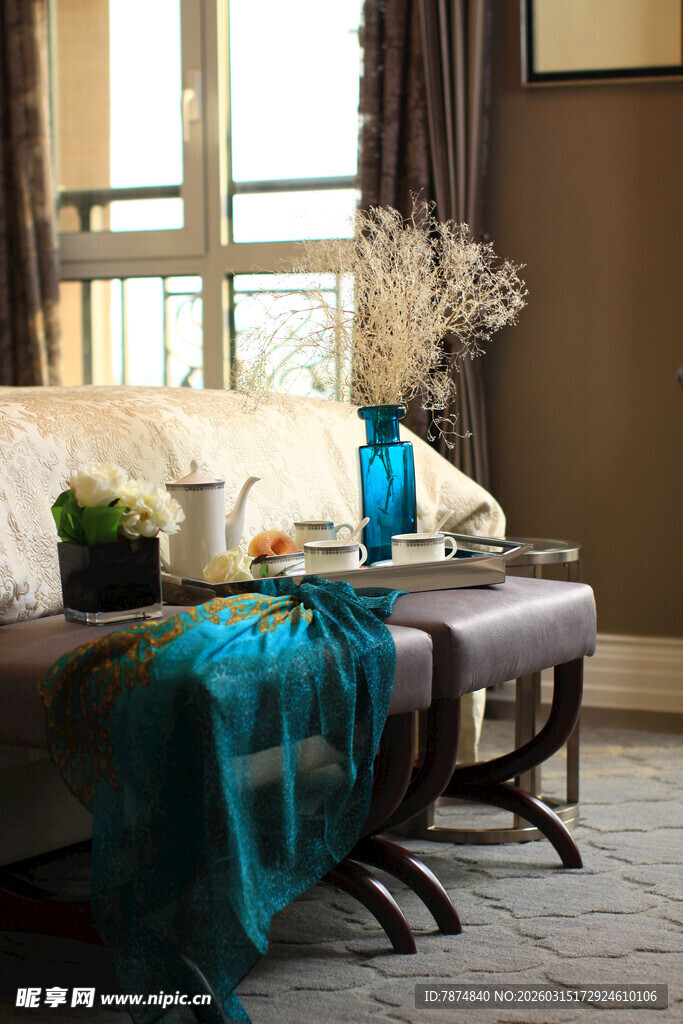 温馨雅致的室内休闲角落