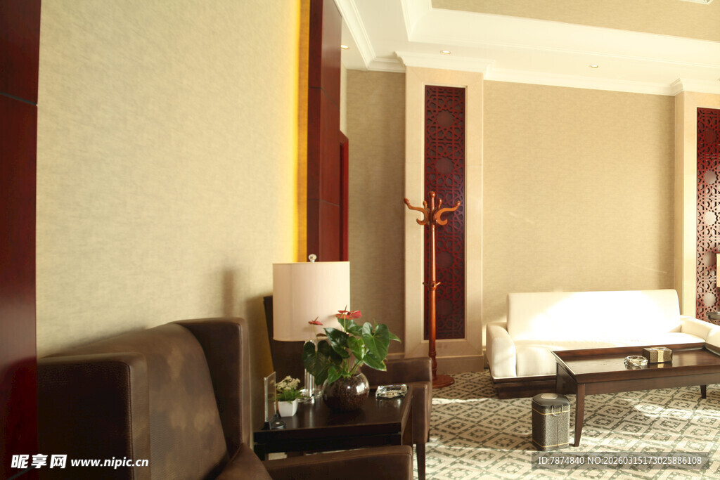 温馨典雅的室内休息空间