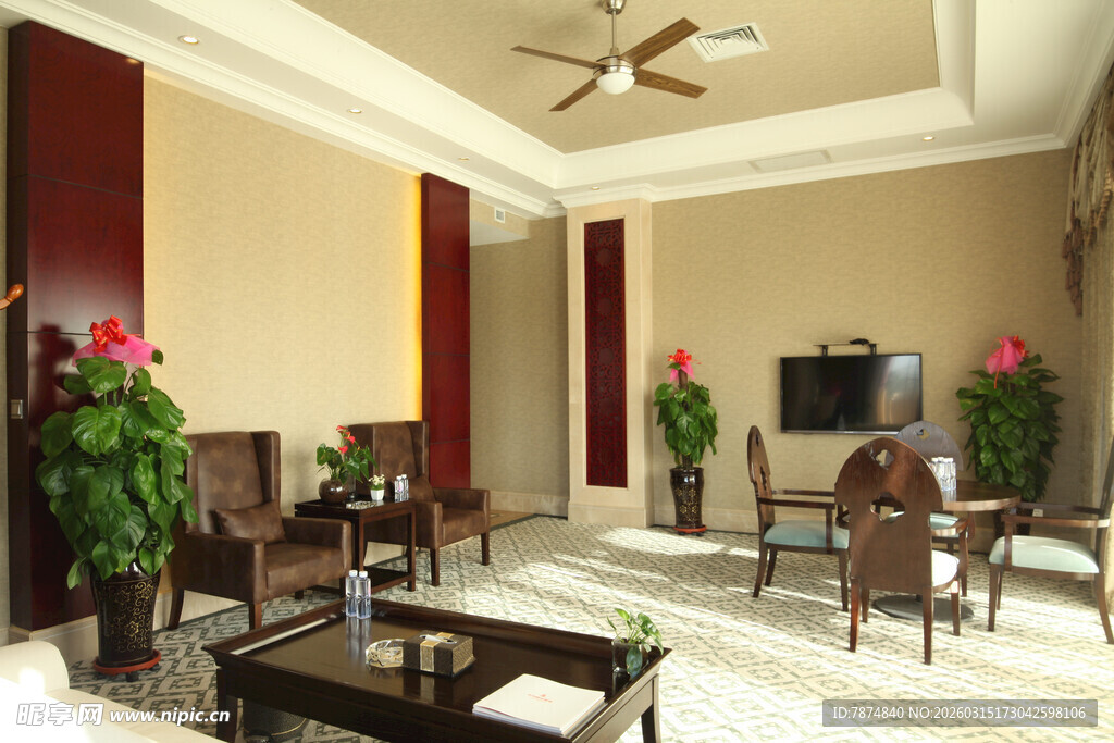 现代风格客厅室内装饰图