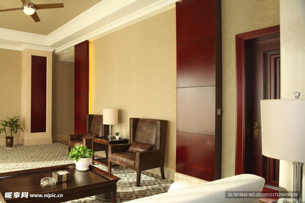 现代简约风格客厅室内图