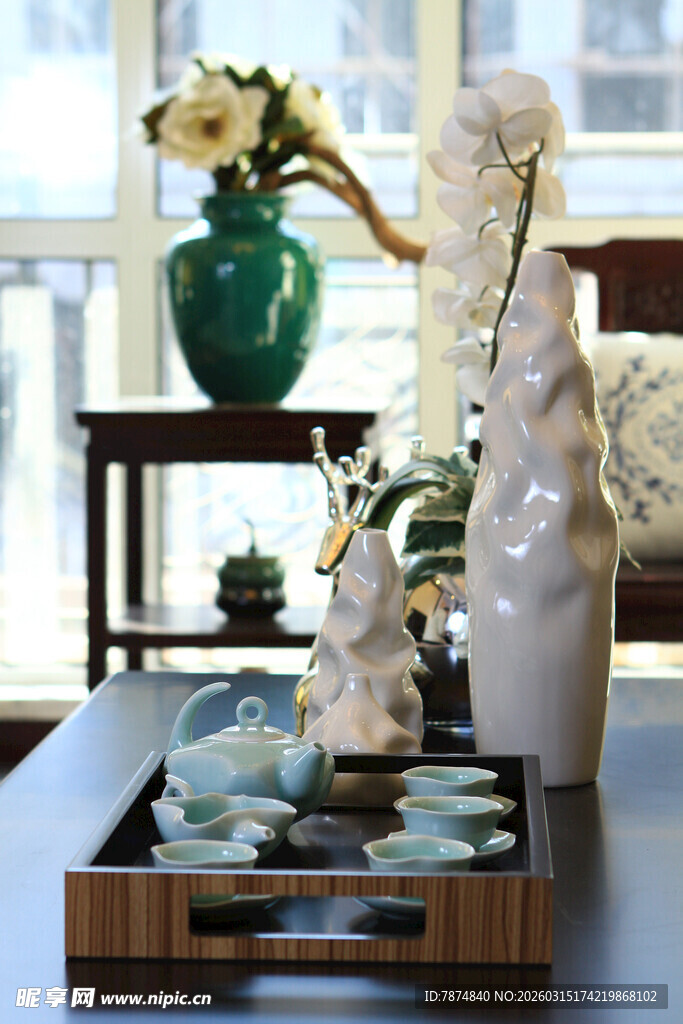 中式雅致摆件装点家居空间