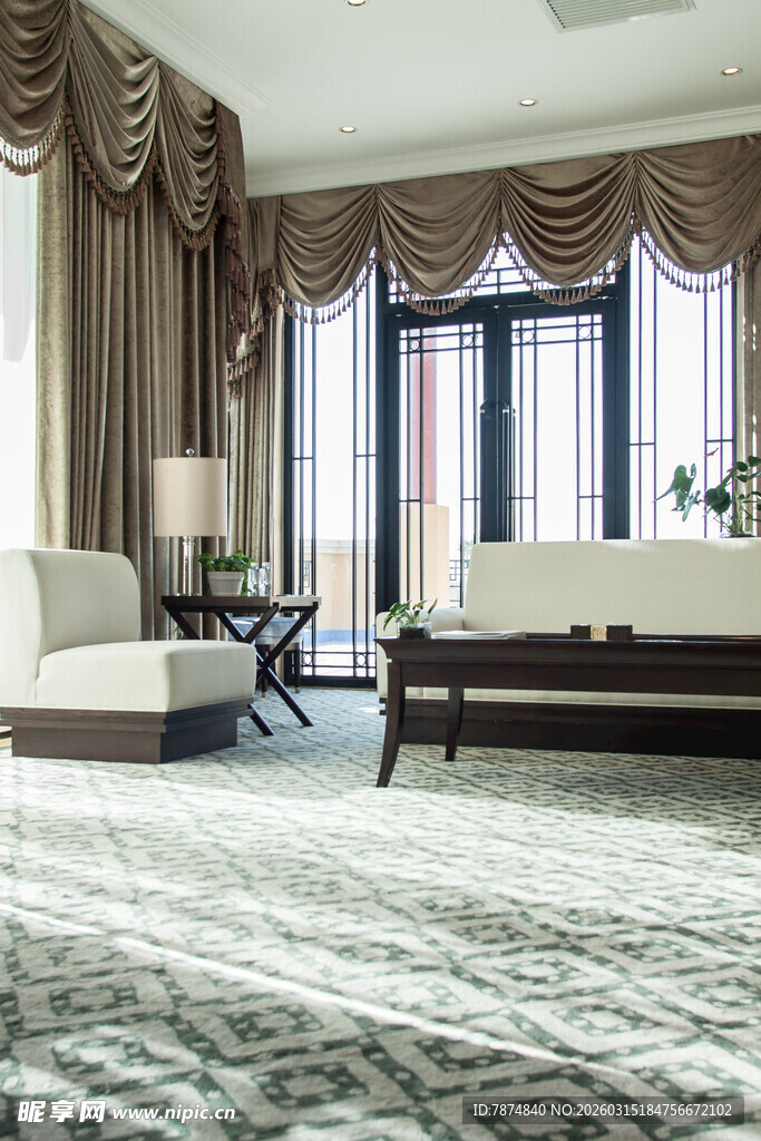 豪华客厅优雅室内设计