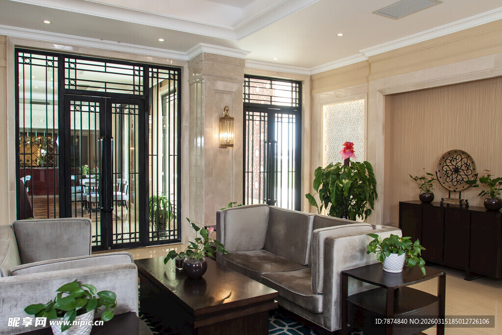 现代简约风客厅室内景致