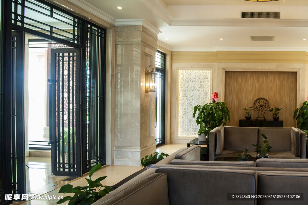 豪华客厅室内优雅景致