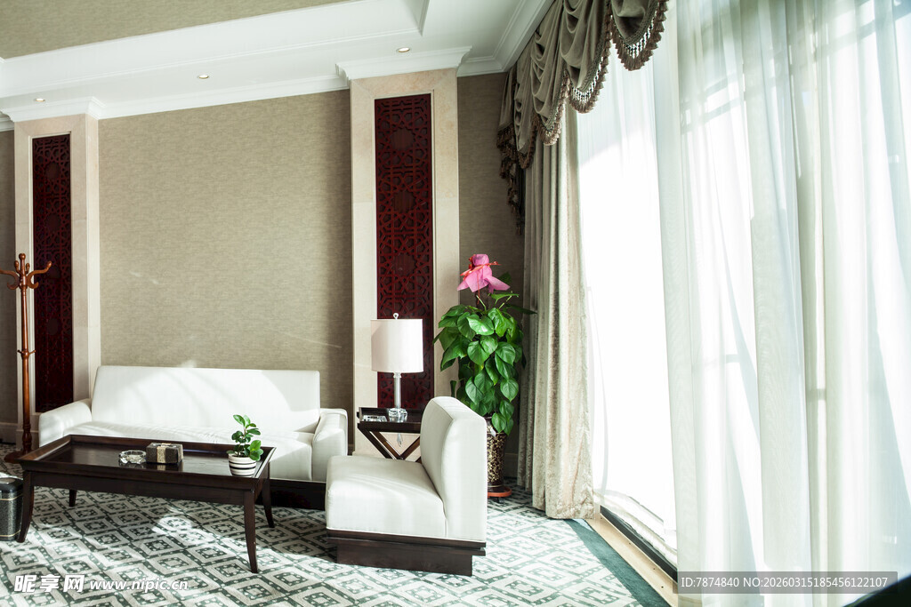 现代简约风格舒适客厅一角