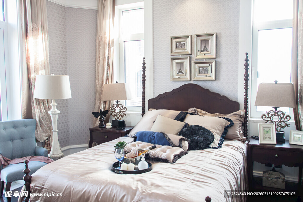 温馨舒适的卧室家居场景