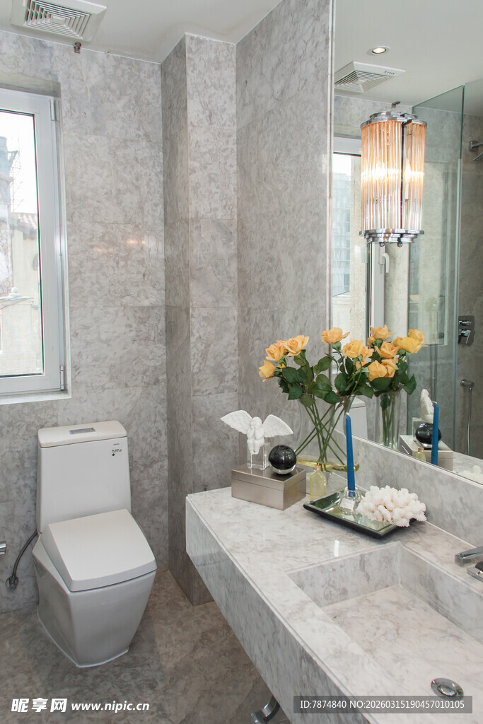 现代简约风优雅浴室空间