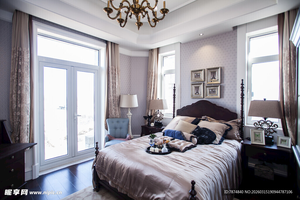 优雅精致的舒适卧室空间