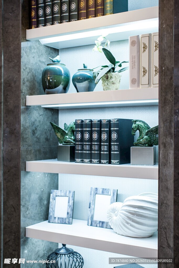 简约书架装饰 尽显雅致格调