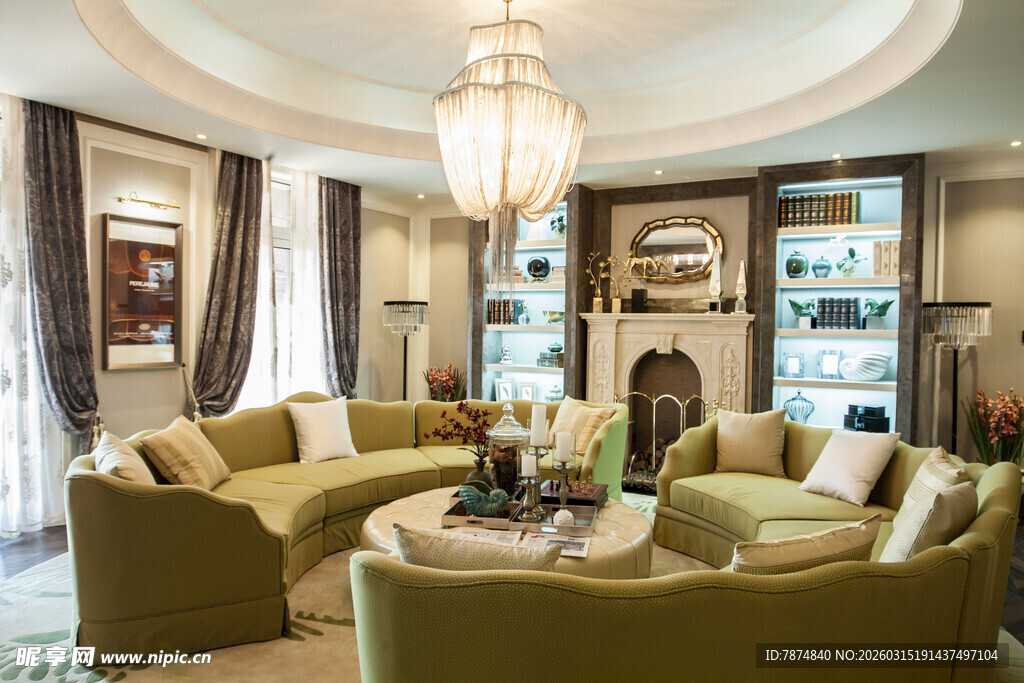 豪华客厅 尽显优雅格调