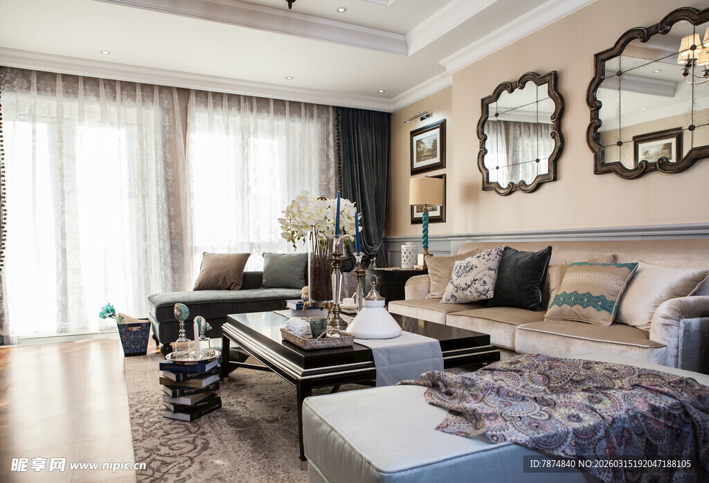 现代简约风温馨客厅一角