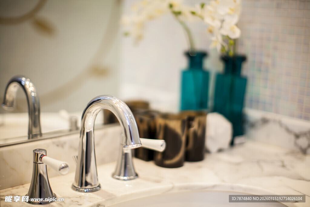 现代简约洗手台水龙头