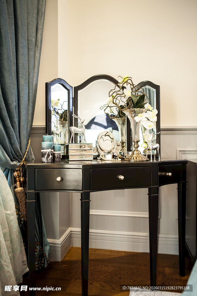 复古精致梳妆台场景展示