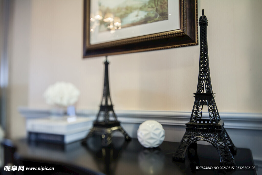 埃菲尔铁塔摆件装饰家居