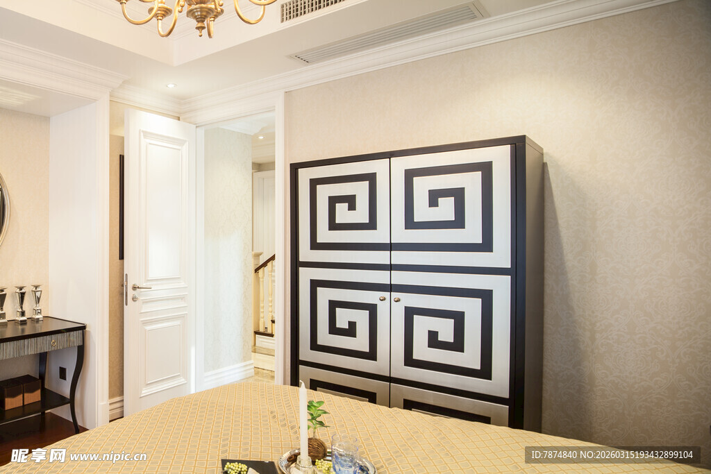 现代简约风格室内装饰柜