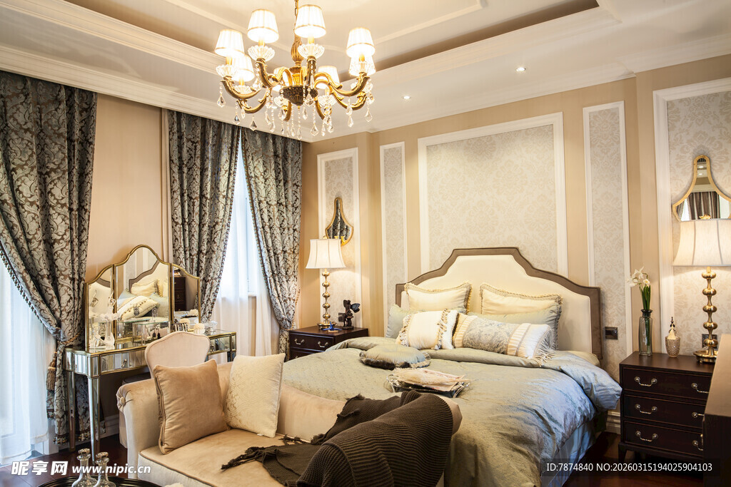 豪华欧式风格卧室