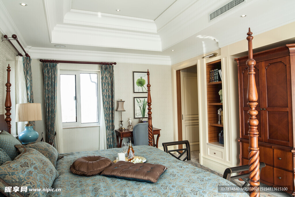 典雅欧式风格卧室空间