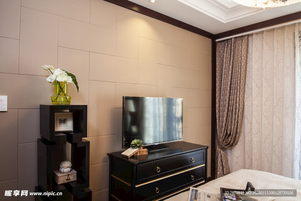 现代简约风卧室一角