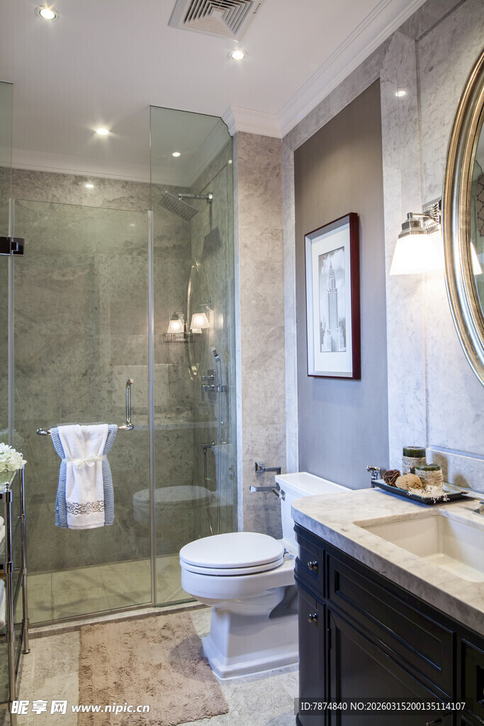 现代风格豪华卫生间设计