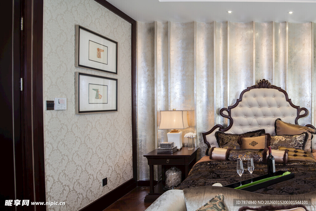 奢华欧式风格客厅一角