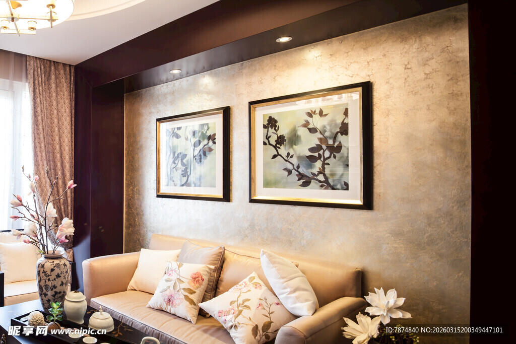 温馨客厅装饰展示