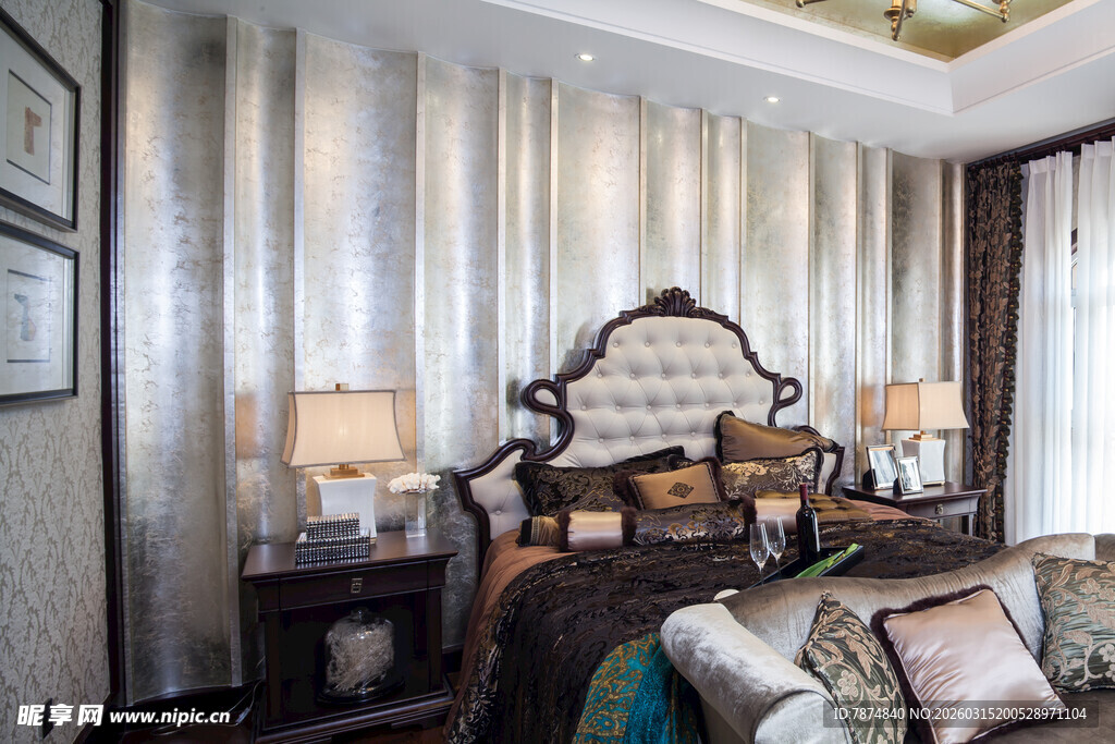 豪华卧室装饰展示