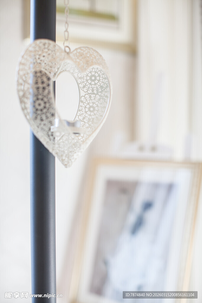 心形装饰挂件 精致浪漫