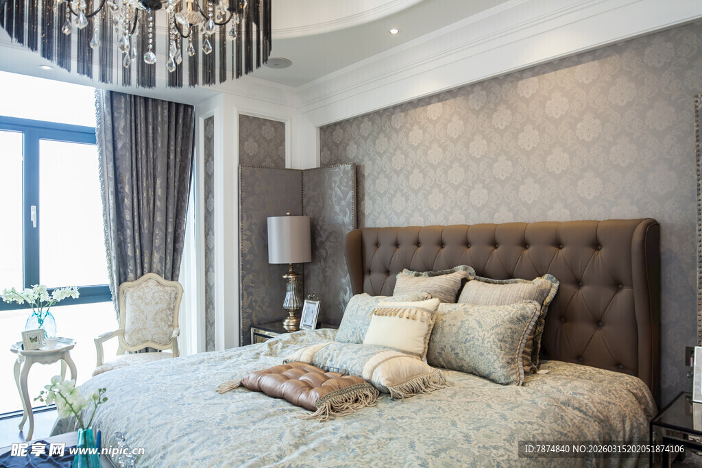 现代简约风豪华卧室展示