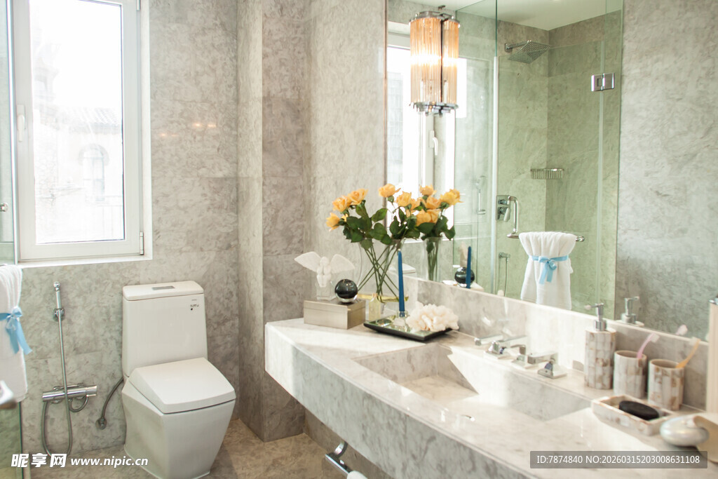 现代简约风浴室优雅设计