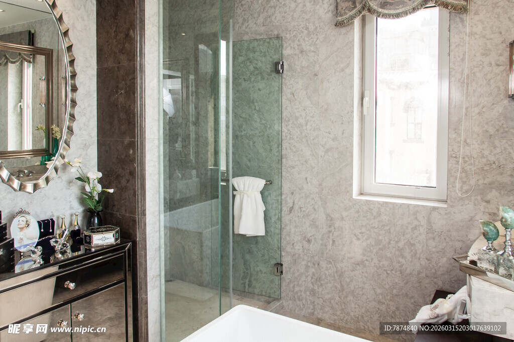 现代简约风格的浴室空间