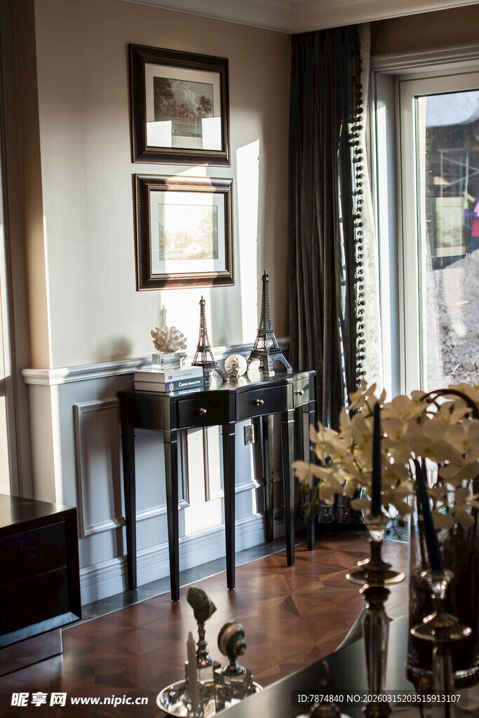 温馨雅致的室内一角