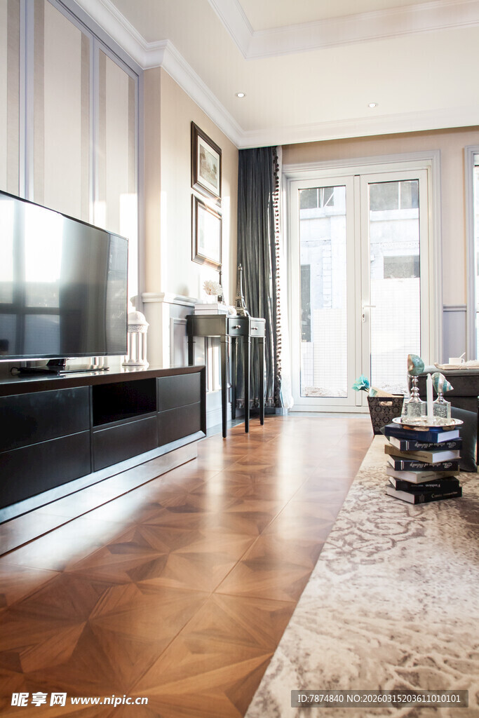 现代简约风客厅室内场景