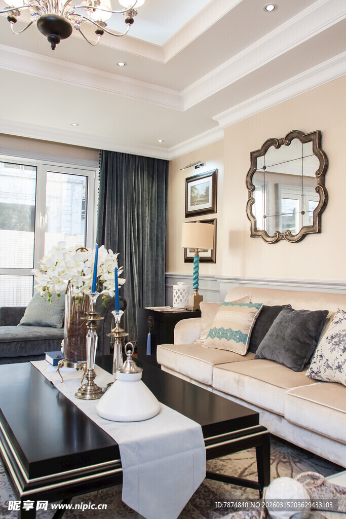 现代简约风客厅优雅景致