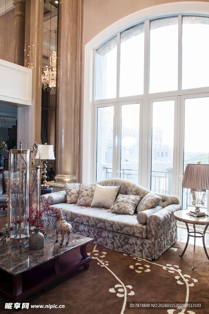 豪华客厅室内优雅装饰风格