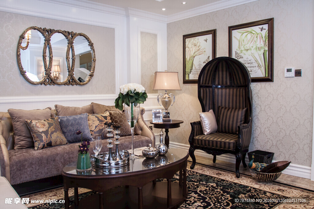 现代简约风格客厅一角