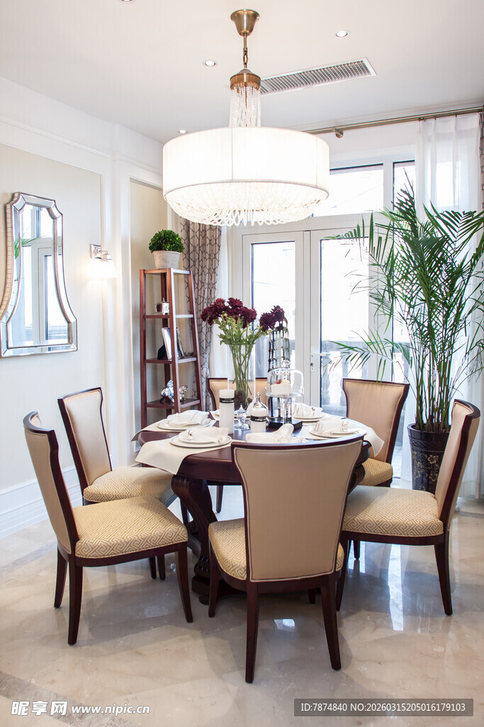 现代优雅餐厅室内布置