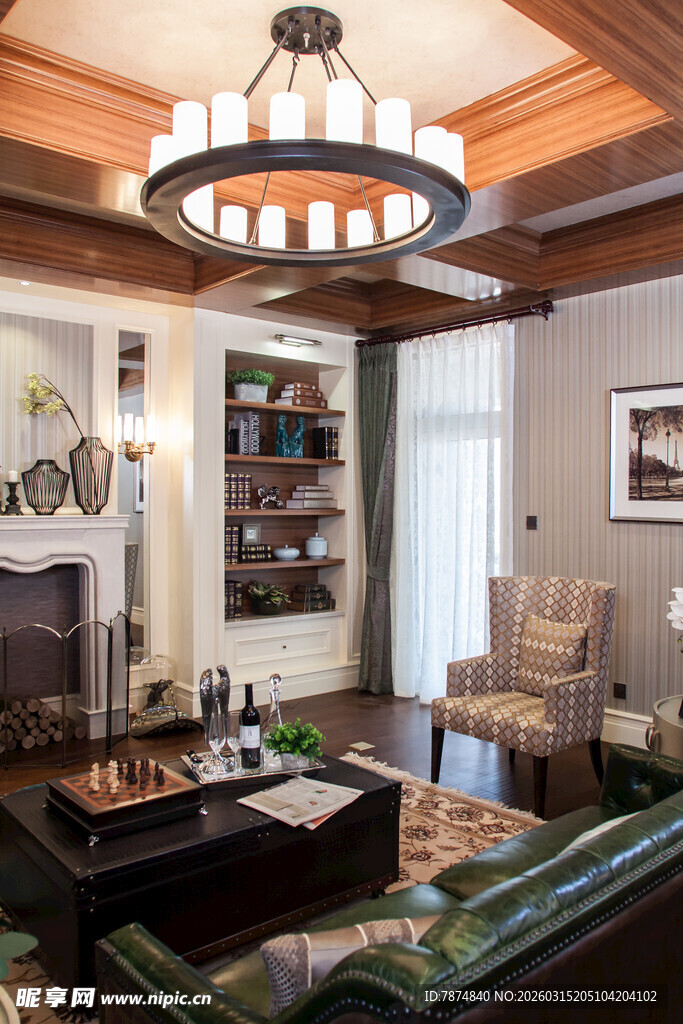 现代奢华客厅室内装饰设计