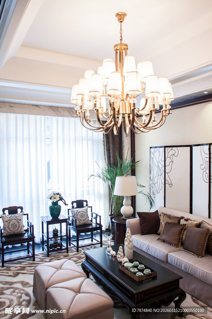 豪华客厅室内装饰美景