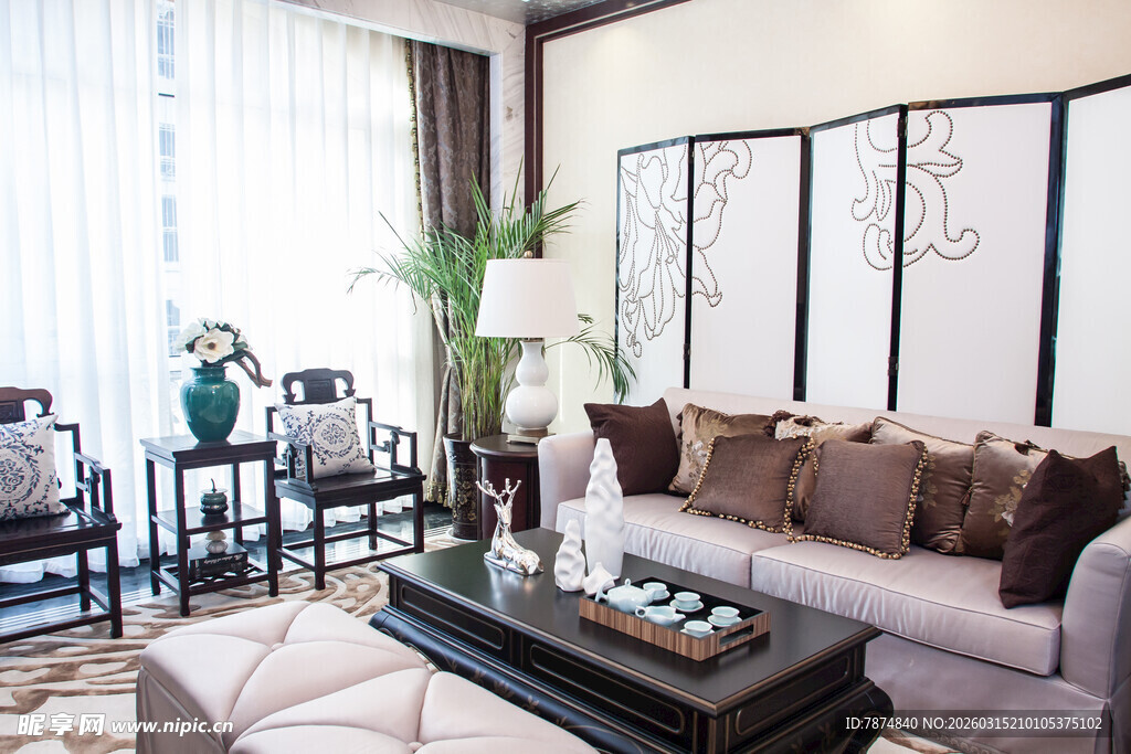 现代简约风格舒适客厅