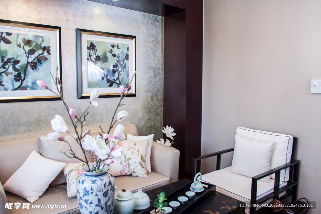 中式雅致客厅家居场景