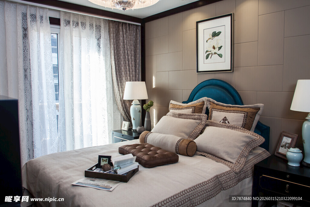 现代简约风格温馨卧室