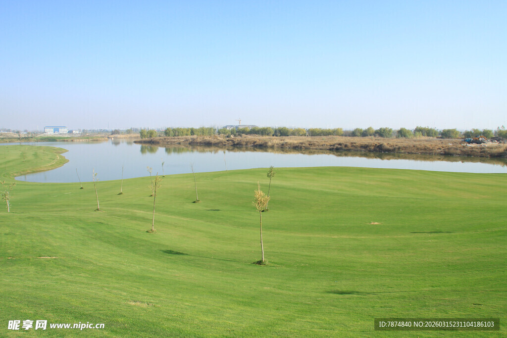 美丽高尔夫球场风光