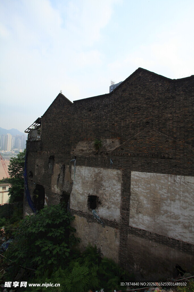 老旧房屋 尽显岁月痕迹