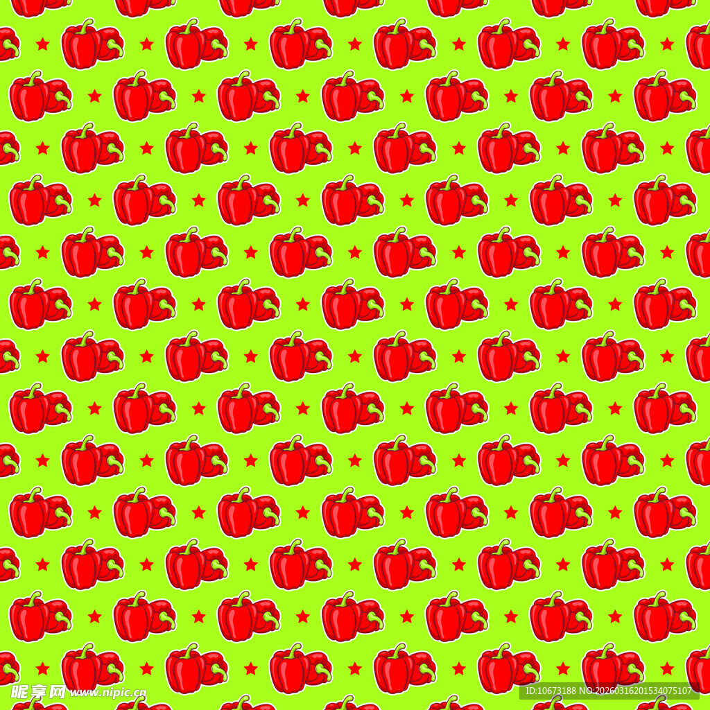 红辣椒图案背景