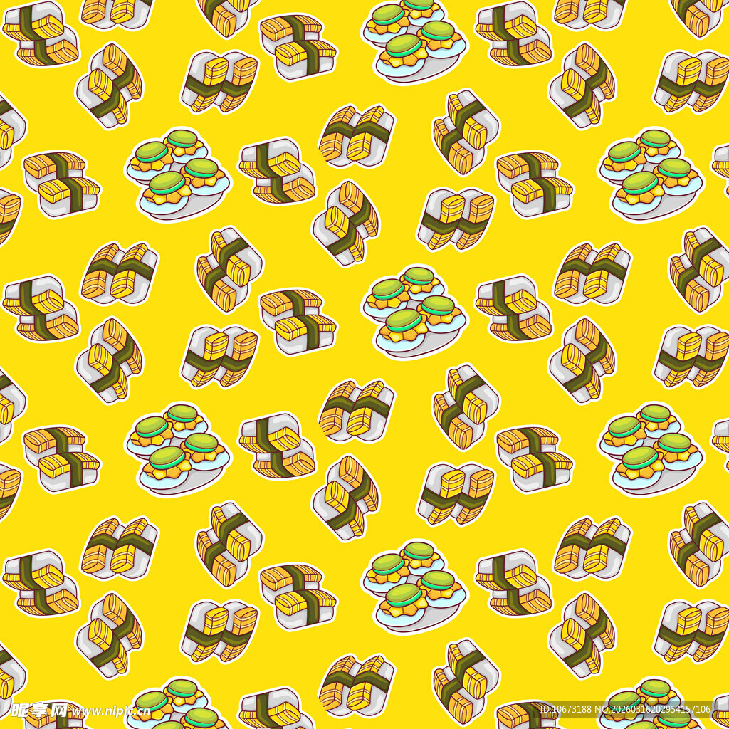 寿司无缝背景