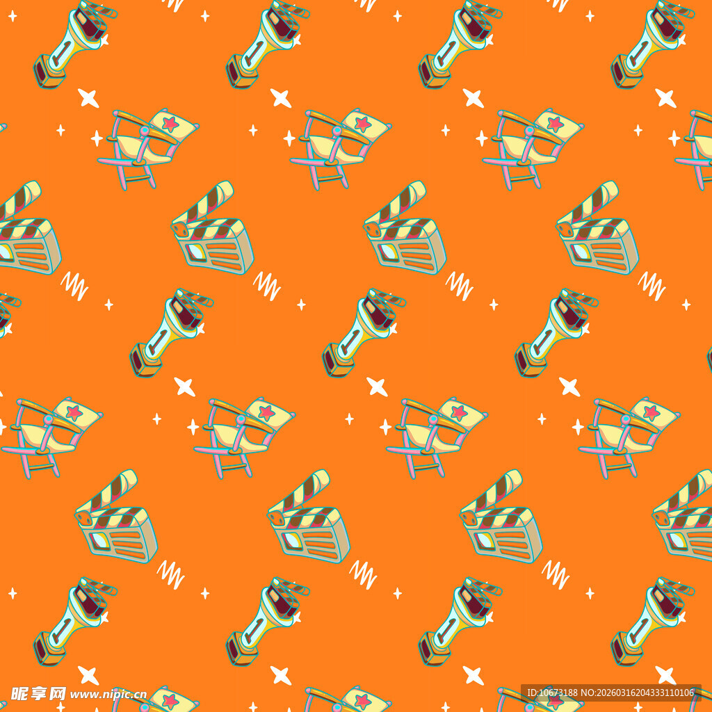 电影元素图案背景