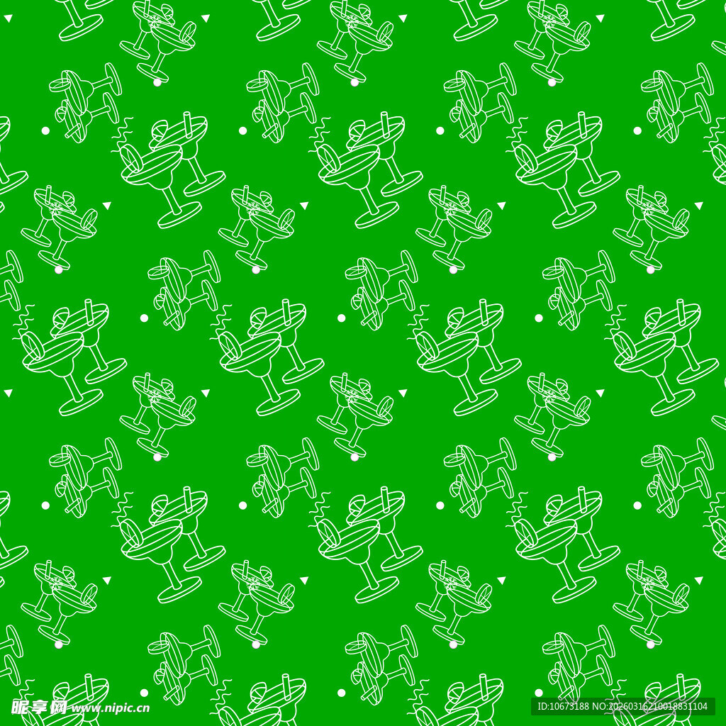 鸡尾酒图案背景