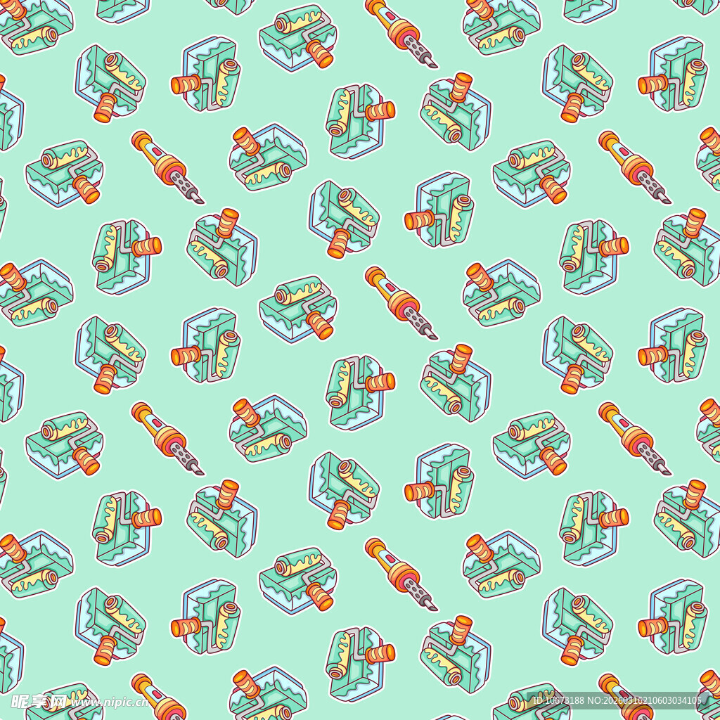 工具设备图案背景